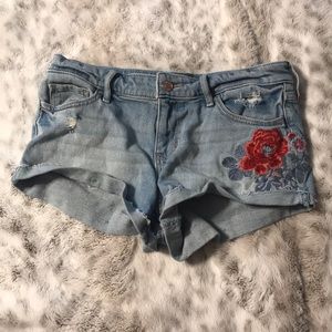 Hollister jean shorts